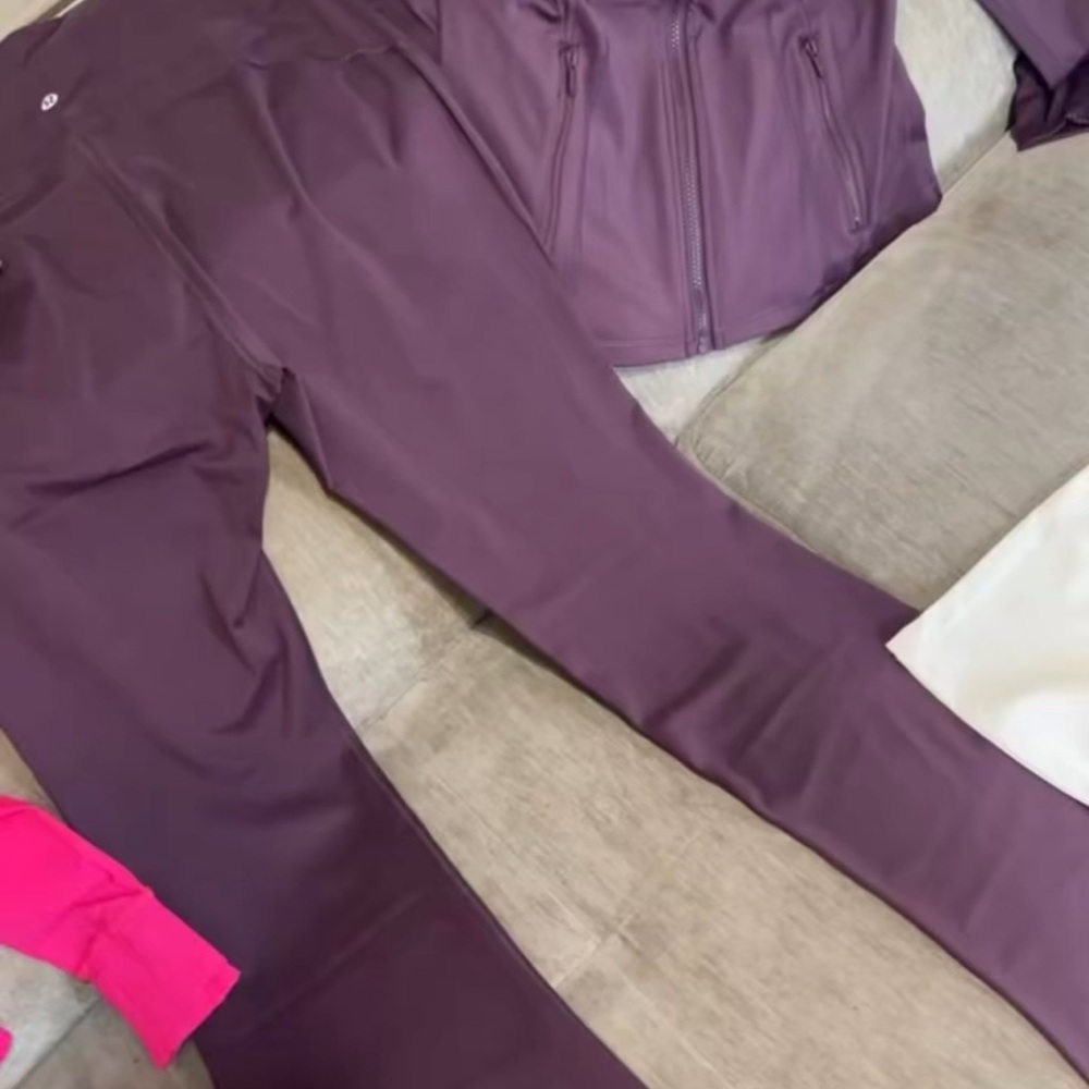 lululemon athletica Dark Purple Boot Cut Pants